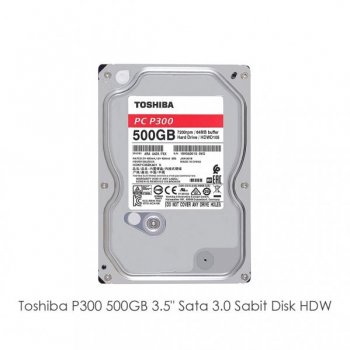 Toshiba P300 500GB High Performance 3.5" Sata 3.0 Sabit Disk (HDW)