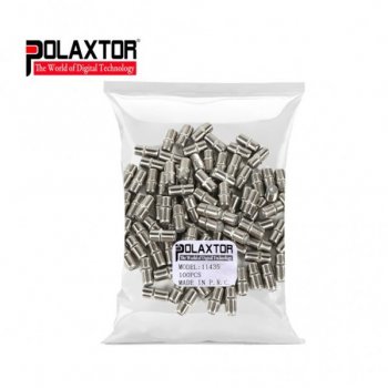 Polaxtor F Konnektör Gümüş 75ohm